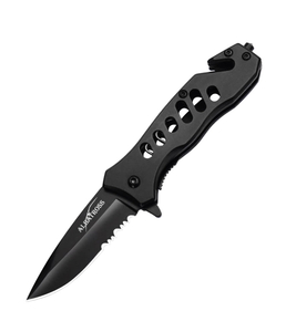 Serrated Edge EDC Pocket Knife Assisted Opening