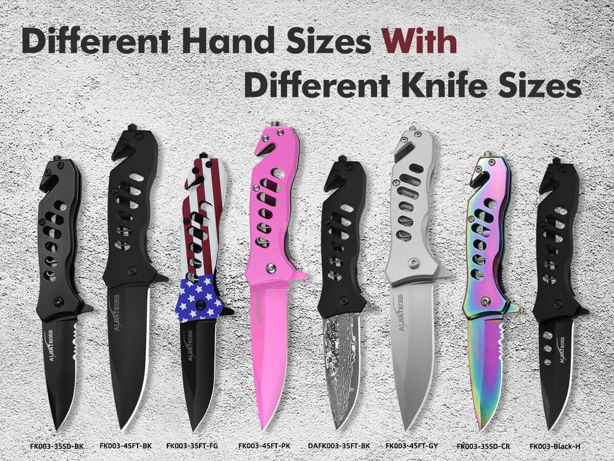 Albatross FK003 series pocket knife comparison chart