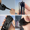 ALBATROSS 7.5" FK003 Black EDC Stainless Steel Tactical Folding Pocket Knife,SpeedSafe Spring Assisted Opening Knifes with Liner Lock,Pocketclip,Glass Breaker,Seatbelt Cutter