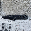 ALBATROSS FK003 BLACK EDC Serrated Blade Stainless Steel Tactical Folding Pocket Knife,SpeedSafe Spring Assisted Opening Knifes with Liner Lock,Pocket clip,Glass Breaker,Seatbelt Cutter