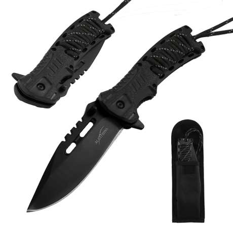 ALBATROSS FK020 Multifunctional Spring-Assisted Camping Pocket Knife - 3.5