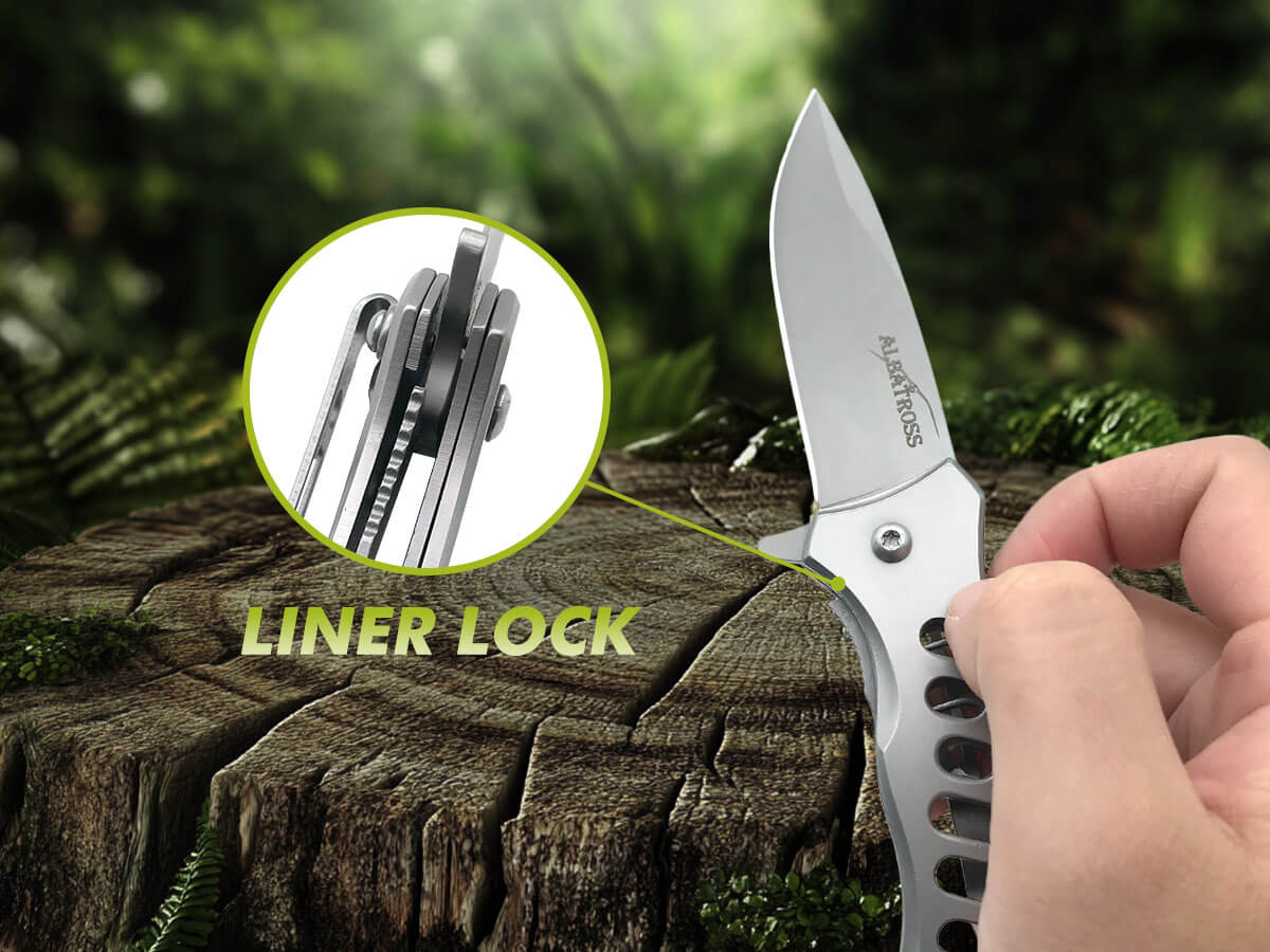 FK003-45FT liner lock folding knife mechanism