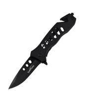 Black Coated EDC Pocket Knife – Assisted Opening