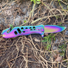 ALBATROSS 7.5" FK003 Color EDC Stainless Steel Tactical Folding Pocket Knife,SpeedSafe Spring Assisted Opening Knifes with Liner Lock,Pocketclip,Glass Breaker,Seatbelt Cutter