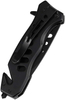 ALBATROSS FK003H Black EDC Stainless Steel Tactical Folding Pocket Knife,SpeedSafe Spring Assisted Opening Knifes with Liner Lock,Pocketclip,Glass Breaker,Seatbelt Cutter
