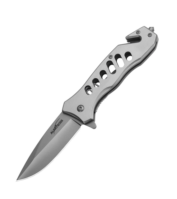 EDC pocket knife with 3 inch blade gray folding knife FK003-45FT