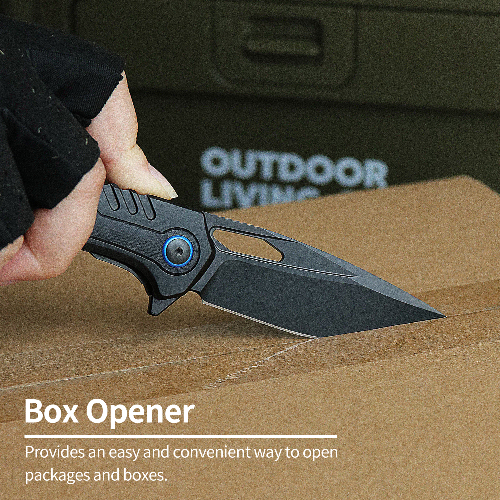 ALBATROSS 7.8" Classic D2 Blade Folding Knife, Aluminum & Wood G10 Handle, Gift Boxed AS-23464 Series
