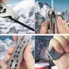 ALBATROSS 7.5" FK003 Gray EDC Stainless Steel Tactical Folding Pocket Knife,SpeedSafe Spring Assisted Opening Knifes with Liner Lock,Pocketclip,Glass Breaker,Seatbelt Cutter