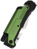 ALBATROSS 6-in-1 Survival Tactical Folding Pocket Knife with LED Light, Seatbelt Cutter, Glass Breaker, and Fire Starter (GREEN-SA)