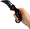 claw knife finger ring grip control