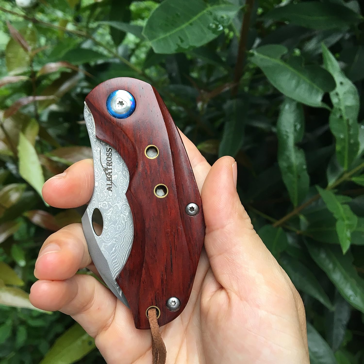 small pocket knife size in hand comparison