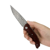 ALBATROSS HGDK019 EDC 7.6" Red Sandalwood Handle Damascus Steel Folding Pocket Knife Liner Lock