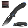 ALBATROSS 7.8" Classic D2 Blade Folding Knife, Aluminum & Wood G10 Handle, Gift Boxed AS-23464 Series