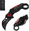 ALBATROSS FK002H Black EDC Cool Spring Assisted Folding Pocket Knives Tactical Sharp Raptor Claw Knife