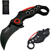 ALBATROSS FK002 Black EDC Cool Spring Assisted Folding Pocket Knives Tactical Sharp Raptor Claw Knife