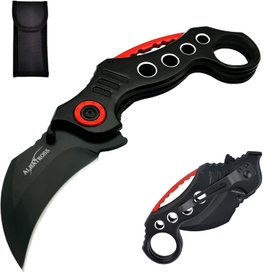 ALBATROSS FK002 Black EDC Cool Spring Assisted Folding Pocket Knives Tactical Sharp Raptor Claw Knife