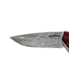damascus steel blade pattern detail