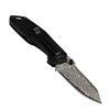 ALBATROSS 7'' HGDK027 VG10 Damascus Steel Folding Pocket Knife with Retro Blackwash Handle, EDC Knife with Liner Lock