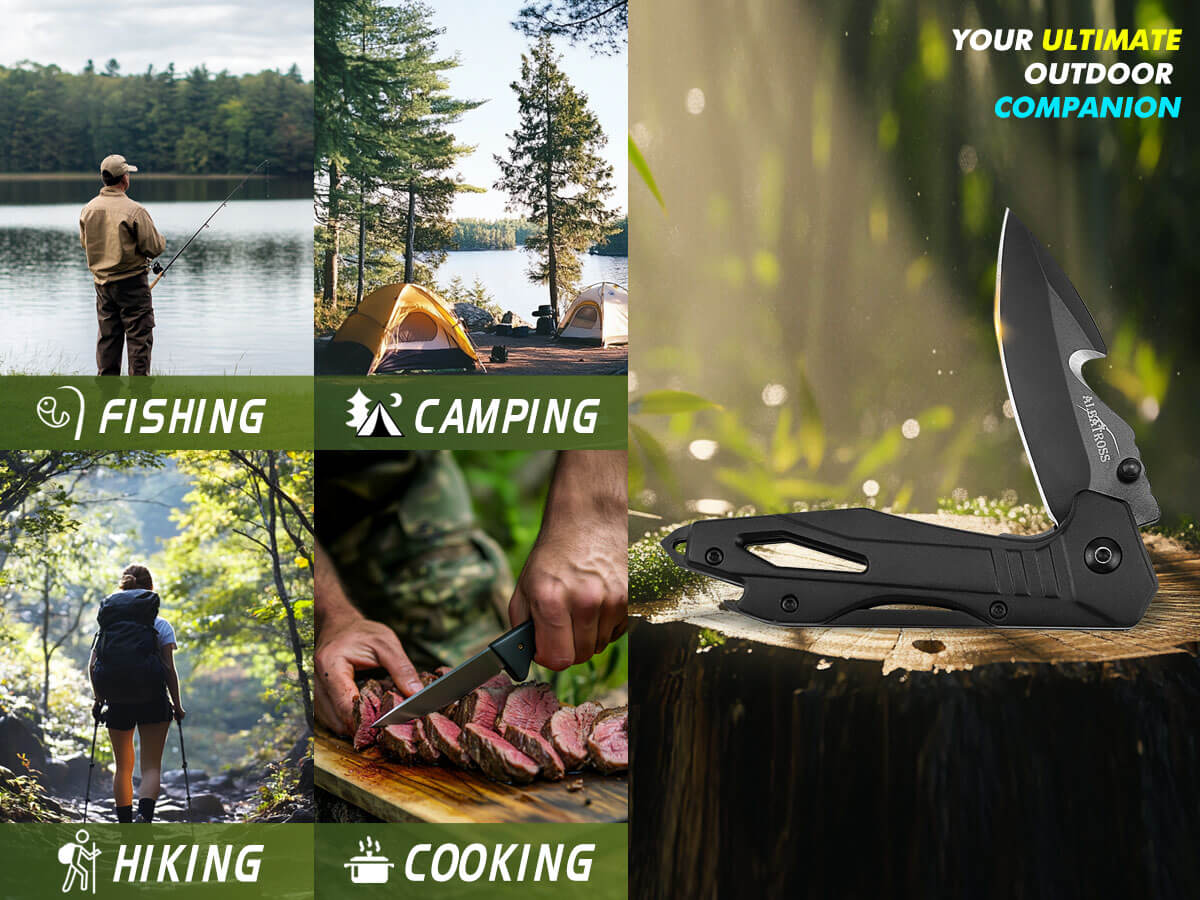 Razor Sharp Pocket Knife Outdoor Use