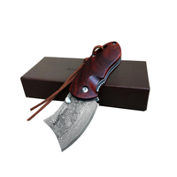 Small EDC Damascus Knife