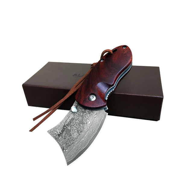 Small EDC Damascus Knife