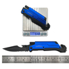ALBATROSS FK001 Blue 6-in-1 Multi-Function Emergency Tool Survival Tactical Military Folding Pocket Knife