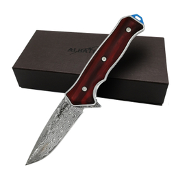 ALBATROSS HGDK001 EDC Classic Damascus Folding Camping Pocket Knives with Liner Lock