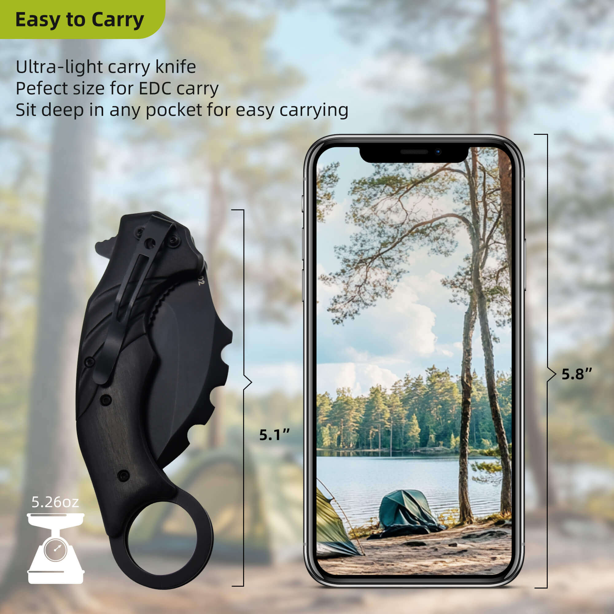 Raptor Claw Skinning Knife​ for EDC