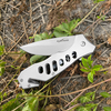 ALBATROSS 7.5" FK003 Gray EDC Stainless Steel Tactical Folding Pocket Knife,SpeedSafe Spring Assisted Opening Knifes with Liner Lock,Pocketclip,Glass Breaker,Seatbelt Cutter
