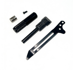 Replacement Kit for FK001 - Screws, Pocket Clip, Mini LED Flashlight, Magnesium Fire Starter ACCS-001