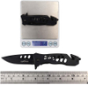 ALBATROSS FK003H Black EDC Stainless Steel Tactical Folding Pocket Knife,SpeedSafe Spring Assisted Opening Knifes with Liner Lock,Pocketclip,Glass Breaker,Seatbelt Cutter