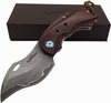 Small Damascus Pocket Knife
