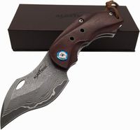 Small Damascus Pocket Knife