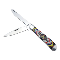 ALBATROSS Traditional Stainless Steel Folding Pocket Knife - 2 Blades, FK060 (Multi)