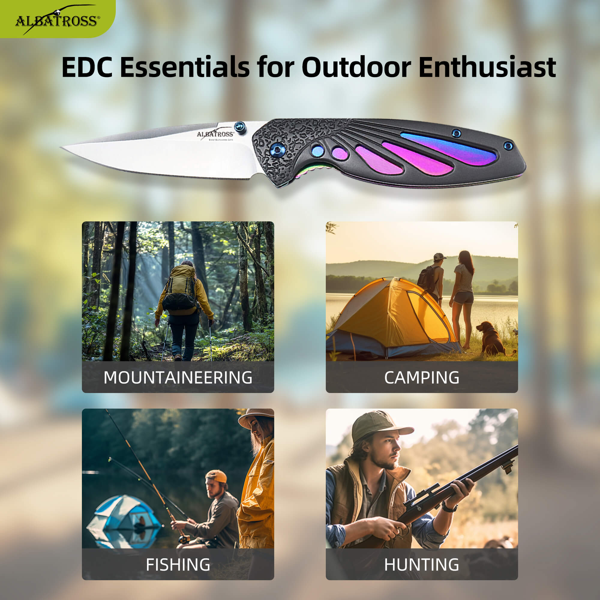 outoor use for camping hunting or everyday cutting tasks