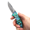 Damascus Knife with Ergonomically Designed Handle