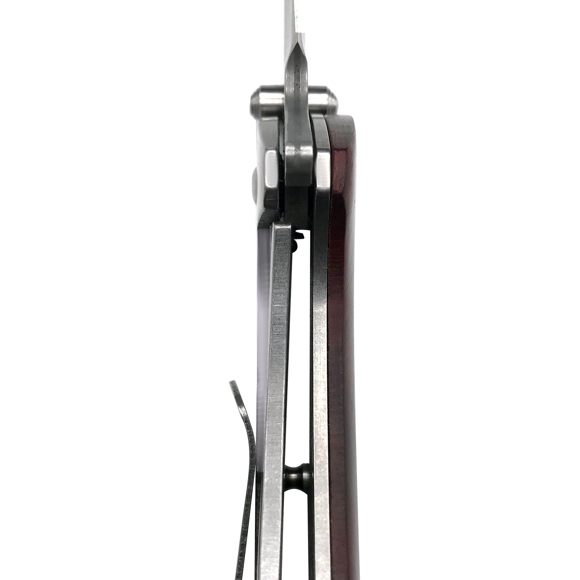 ALBATROSS HGDK021 EDC 7.25" Red Sandalwood Handle Damascus Steel Folding Pocket Knife Liner Lock