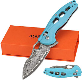 ALBATROSS Cool Flipper Axis Lock Opening Folding Pocket Knife - 3