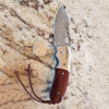 small damascus pocket knife everyday carry