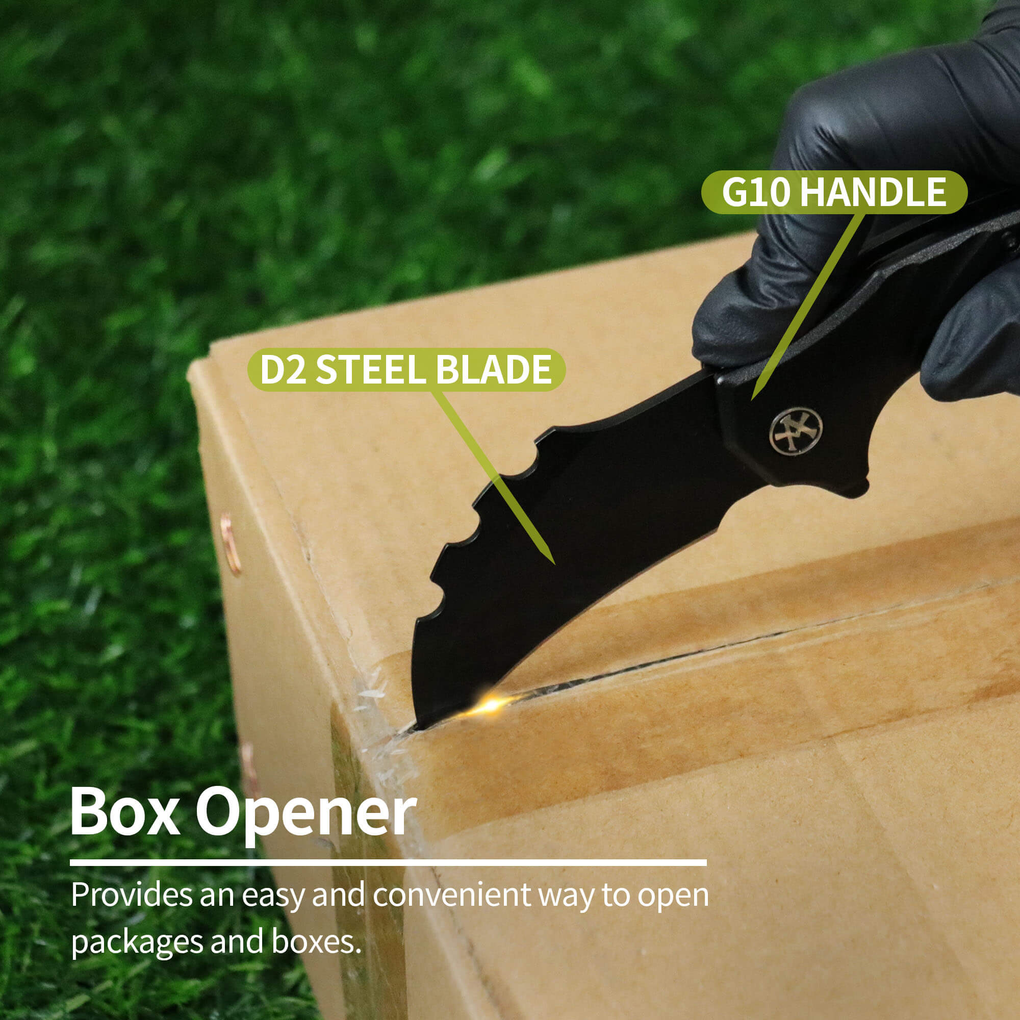 raptor claw knife curved blade for box opener
