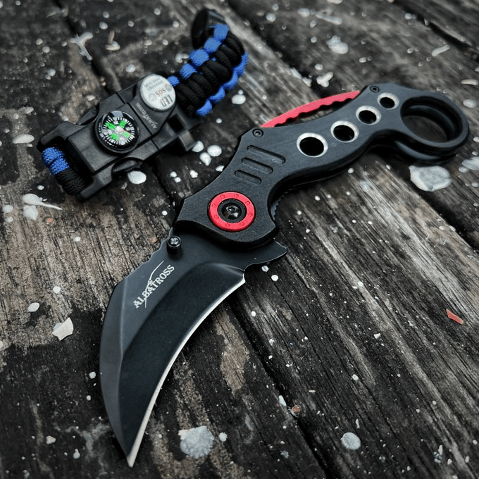 EDC Cool Spring Assisted Survival Sharp Claw Knife