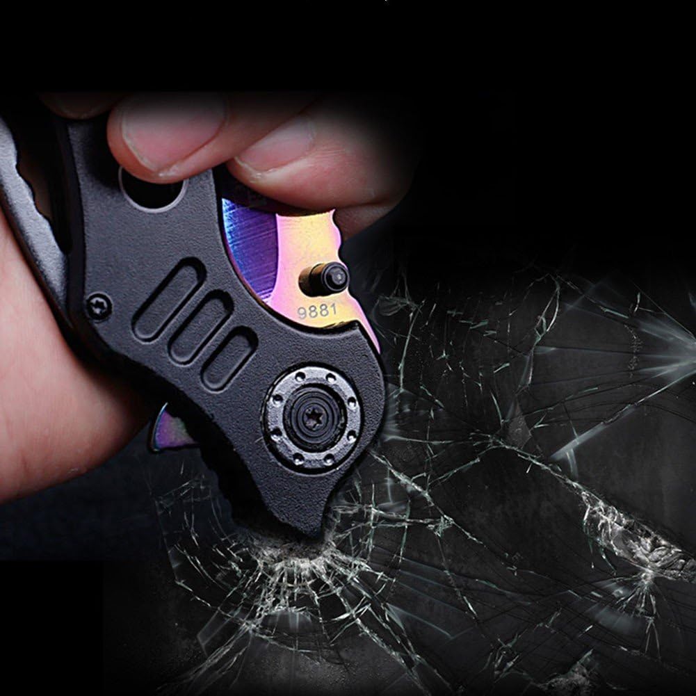 claw knife glass breaker pocket clip